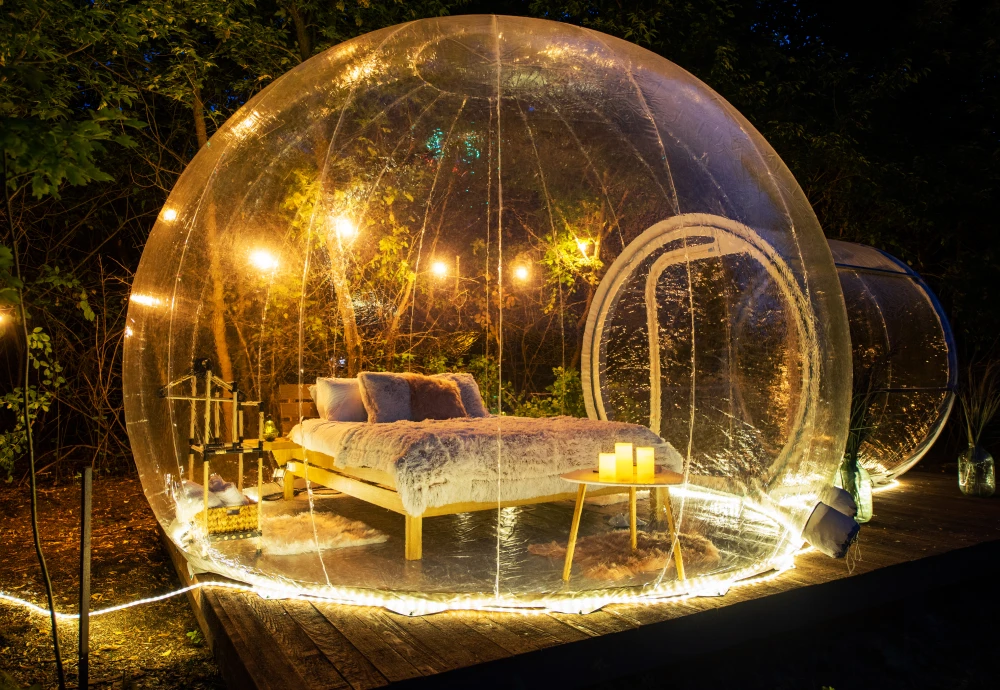 clear camping bubble tent